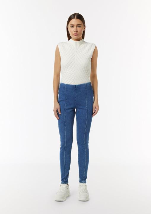 Actual product image Comma Jeans-Hose Elastische Jeggings mit Ziernähten (32)