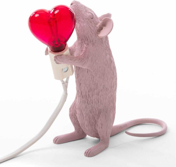 Image du produit Seletti Mouse Lamp Love "Step" lampe de table (E14)