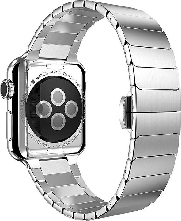 Produktbild PhoneLook Premium-Vollstahlarmband 42mm / 44mm / 45mm (42 mm, 44 mm, 45 mm, Aluminium)