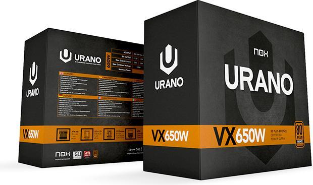 Immagine prodotto Nox Urano VX Bronze Edition Alimentatore 650 W 20+4 pin ATX ATX Nero (650 W)