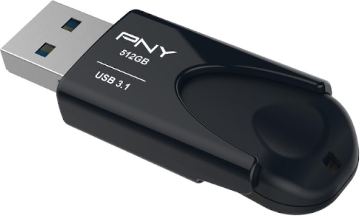 Produktbild PNY Attaché 4 3.1 (512 GB, USB-A, USB 3.1)
