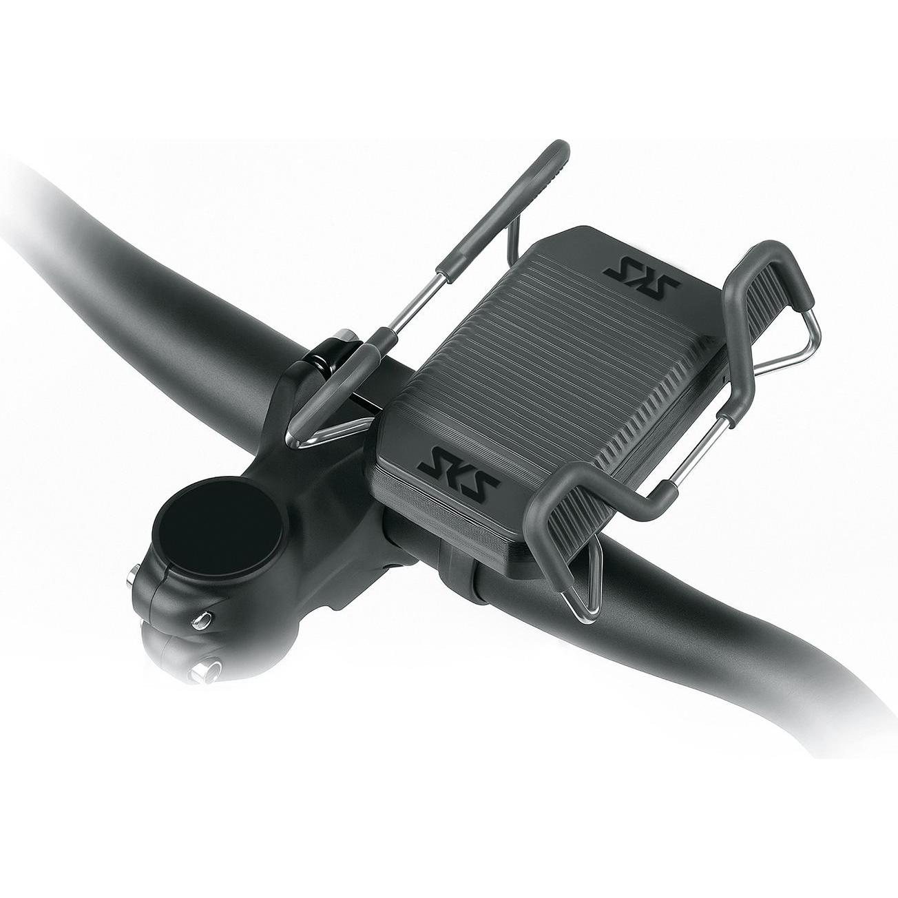 SKS Smartphone Halter Smartgrab 360 schwarz, Supporto per smartphone, Nero