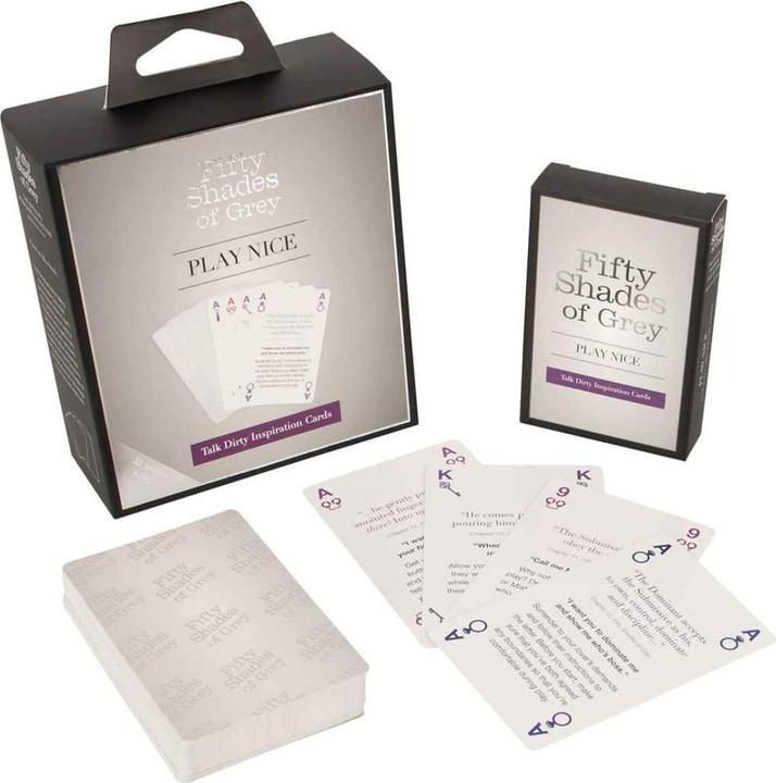 Immagine prodotto Fifty Shades of Grey Carte d'ispirazione Play Nice Talk Dirty (Compilazione del gioco, Inglese)