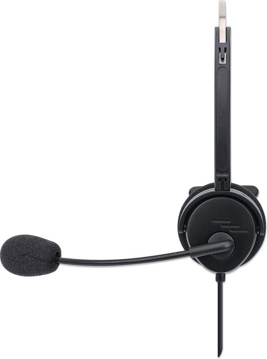 Actual product image Manhattan Headset Mono USB-A Over-Ear- (Cable, USB-A)