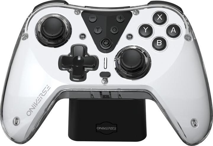 Image du produit Oniverse Nintendo Switch Astralite Controller sans fil blanc fumé avec station de charge (Switch)