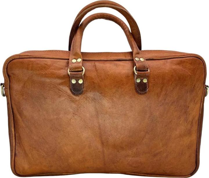 Produktbild Louisa Lee Laptoptasche 16" Leder Handgefertigt No.6 (16")
