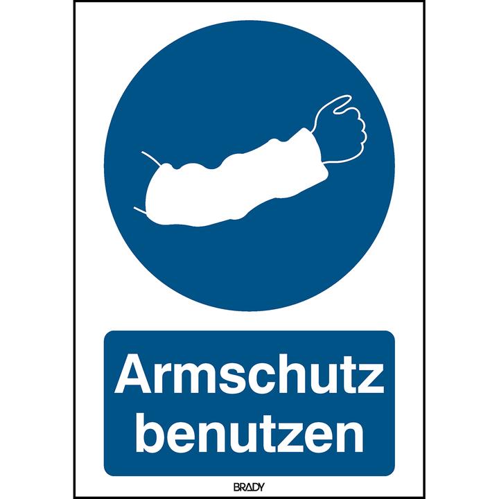 Produktbild Brady ISO-Sicherheitsschild - Armschutz benutzen