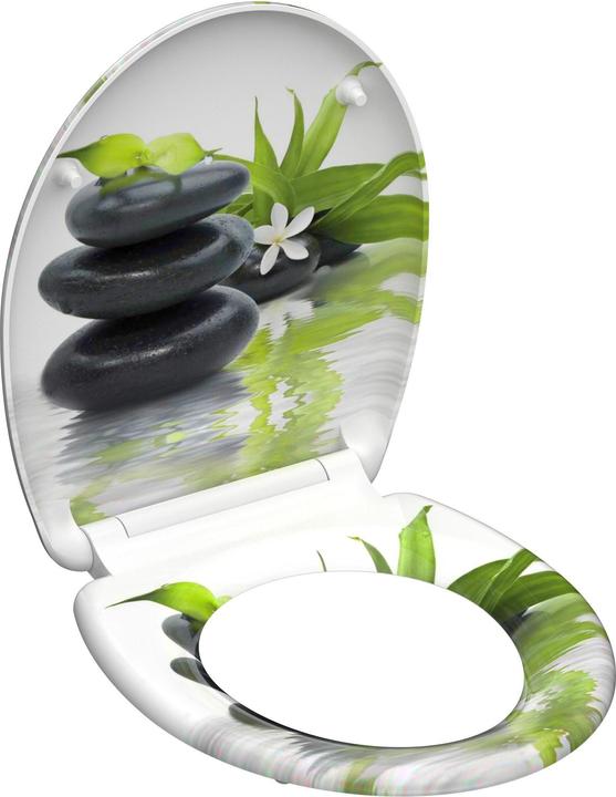 Produktbild Schütte WC Sitz Duroplast WC-Sitz JASMIN Absenkautomatik Schnellverschluss Quick Release 82367 Steine
