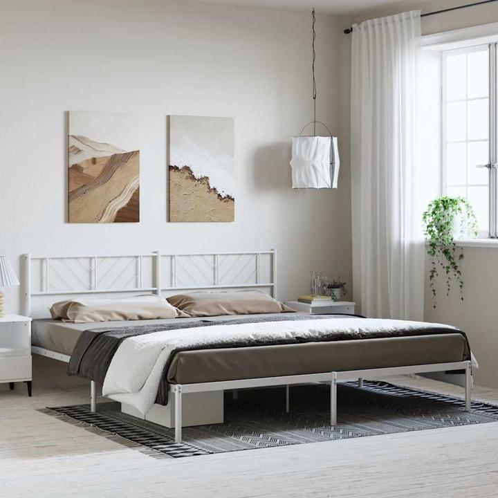 Produktbild vidaXL Metall Bettgestell (193 x 203 cm)
