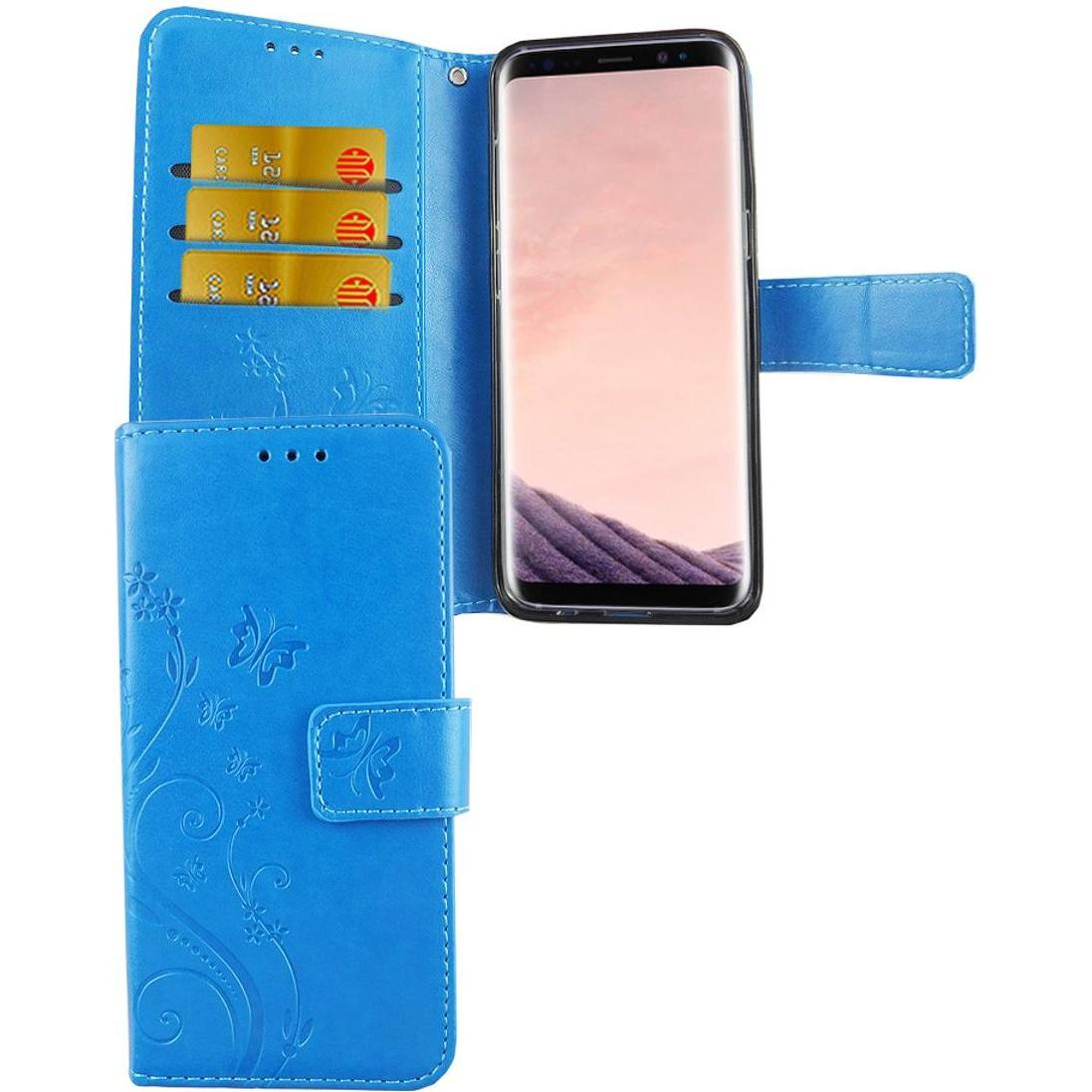 Thumbnail - König Design Hülle Handy Schutz für Samsung Galaxy S8 Case Cover Tasche Wallet Etui Bumper (Samsung Galaxy S8+), Smartph...
