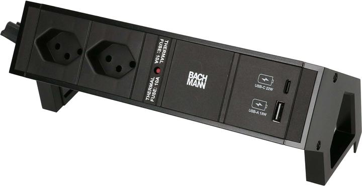 Bachmann Desk 2 (2 x, Typ 13, USB-A, USB-C, 0.20 m)