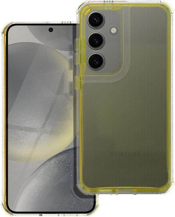 Produktbild OEM Back panel cover MATRIX CLEAR Case for SAMSUNG S25 Ultra yellow (Samsung Galaxy S25 Ultra)