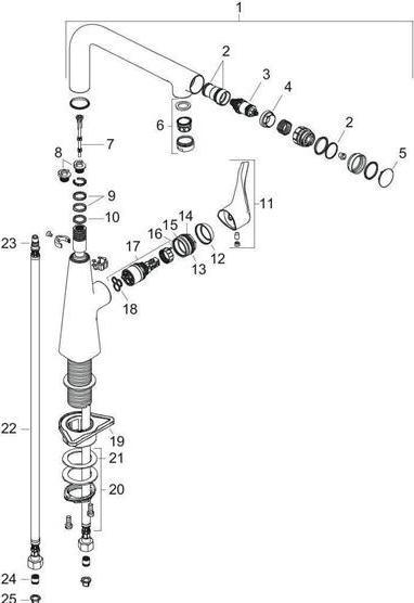 Image du produit hansgrohe Metris Select acier inoxydable