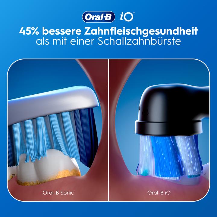 Produktbild Oral-B iO Series 2 Night Black/Calm Pink mit 2. Handstück Elektrische Zahnbürste