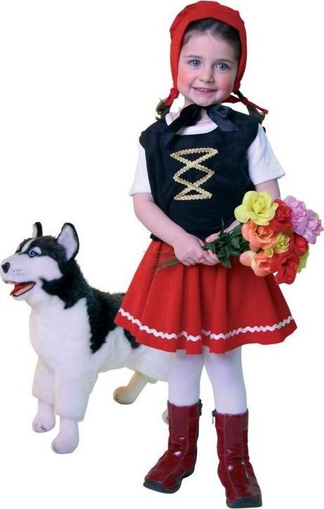 Actual product image Festartikel Müller Little Red Riding Hood: Skirt Sleeveless Top Bonnet (98, 104)