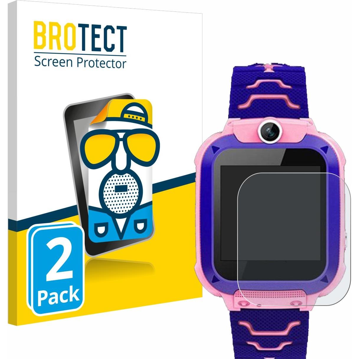 Thumbnail - BROTECT Entspiegelungs-Schutzfolie Displayschutz Matt, Smartwatch Schutzfolie, Grau
