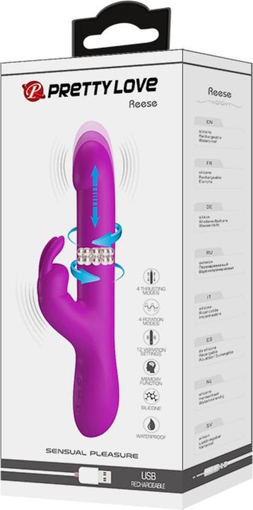 Image du produit Pretty Love Reese Vibromasseur Rotatif Violet
