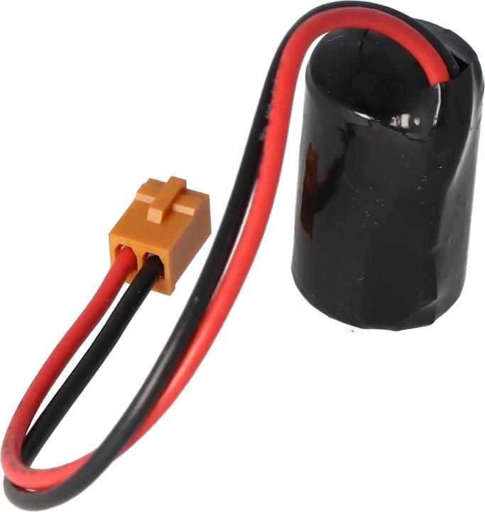 Produktbild AccuCell Battreie CPM2A-BAT0 für die Batterie Omron CJ1, CPM2A, CQM1H, NS7 mit Stecker braun (1 Stk., C, 1000 mAh)