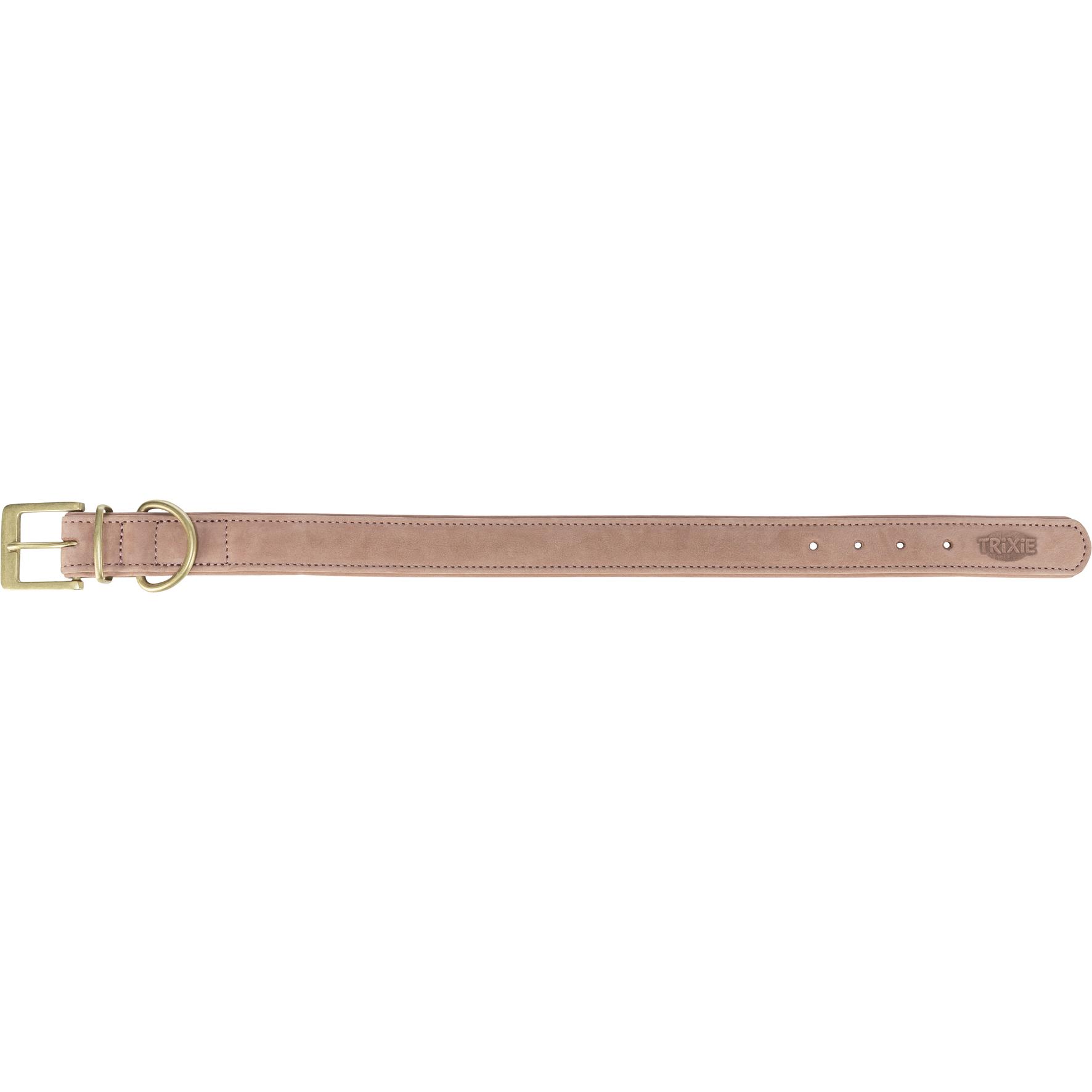 Trixie Pure collar, leather, L: 47–54 cm/40 mm, pink - buy at Galaxus