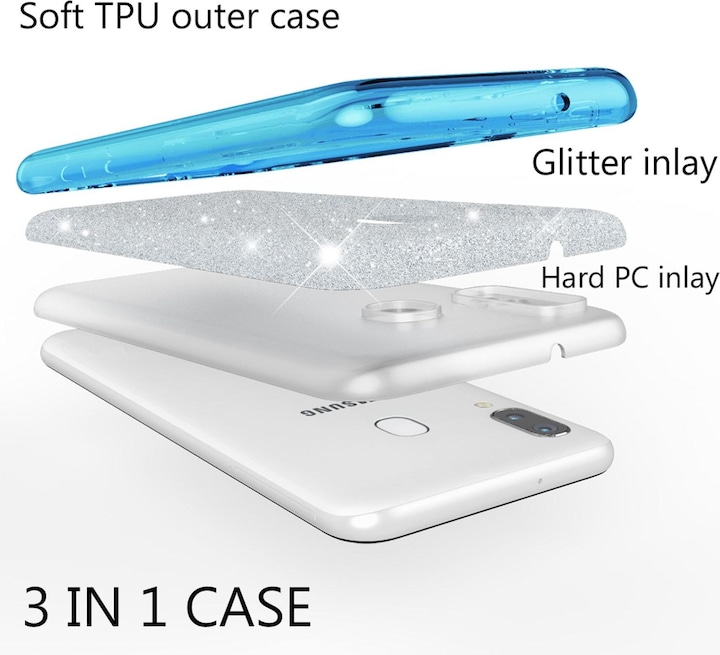 Produktbild Nalia Glitzer Hülle (Samsung Galaxy A40)
