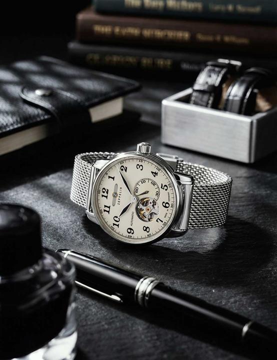 Image du produit Zeppelin Laikrodis LZ127 7666M-5 automatique (Horloge analogique, 41 mm)