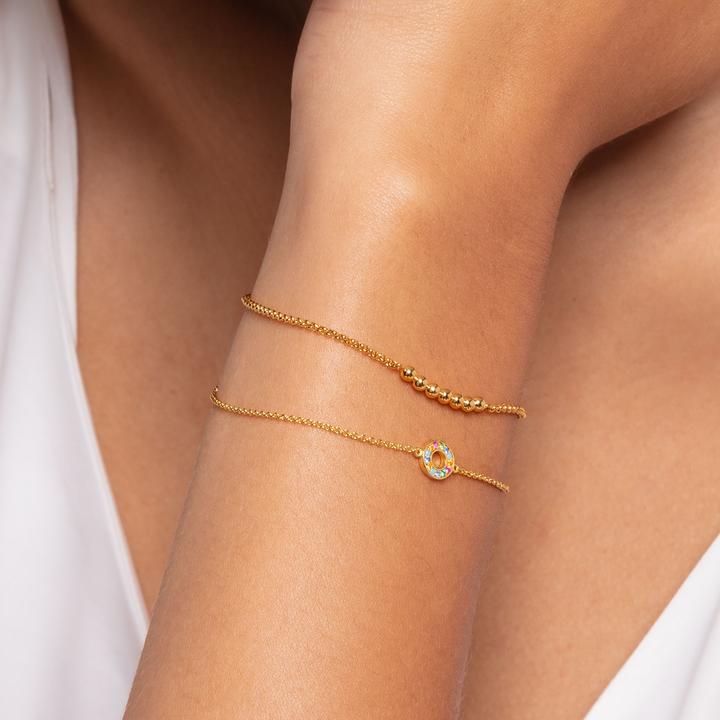 Produktbild Thomas Sabo Armband (19 cm, 750 Gelbgold Vergoldung, 925 Sterlingsilber)
