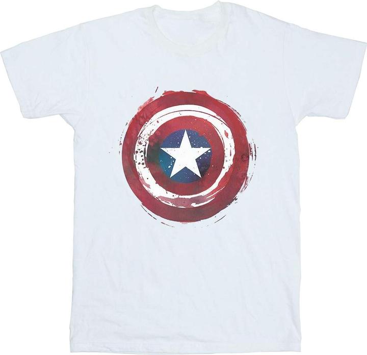 Produktbild Captain America Splatter Shield TShirt (S)