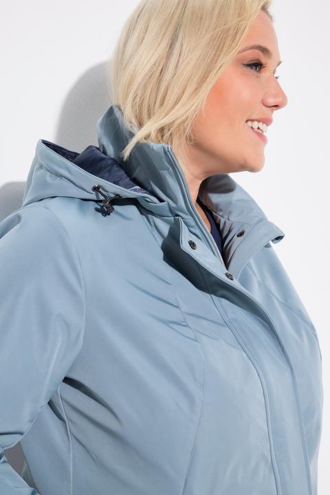 Produktbild Ulla Popken HYPRAR Funktionsjacke, wasserabweisend, Kapuze (46, 48)