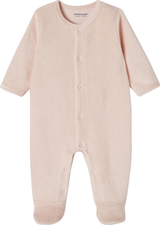 Image du produit Vertbaudet 3er-Pack Baby Samt-Strampler BASIC (62)