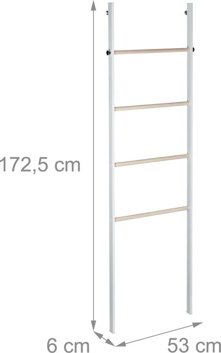 Actual product image Relaxdays Towel ladder