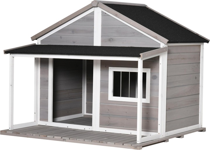 Image du produit PawHut Niche pour chien avec table d'appoint (Niche pour chien)