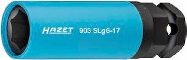 Image du produit HAZET Douille à chocs ∙ 6 pans 903SLG-17 ∙ Carré creux 12,5 mm (1/2 pouce) ∙ Profil Traction à 6 pa… (17 mm)