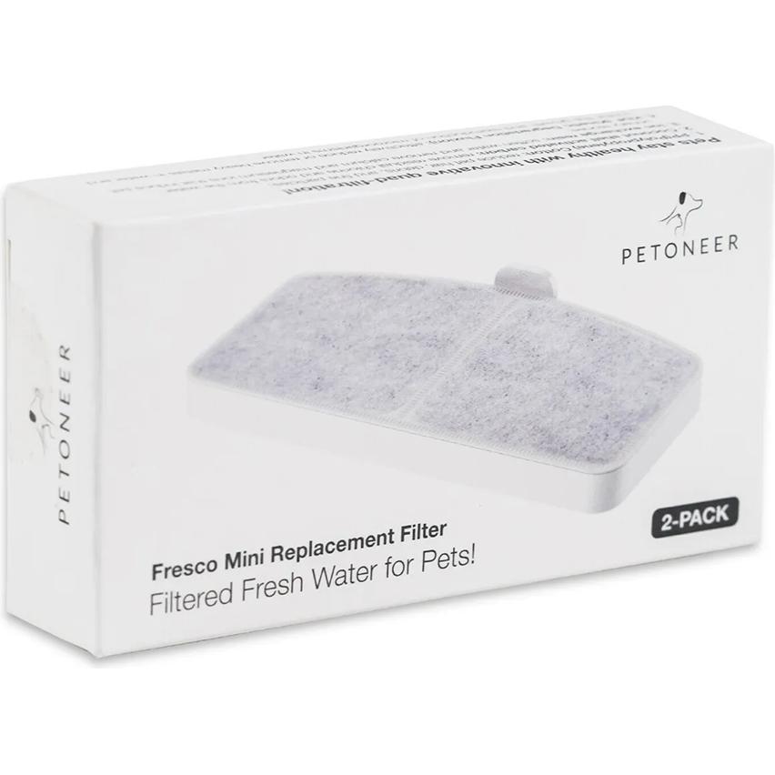 Petoneer Weiss Replacement Filters For Fresco Mini Pet Fountain And Fresco Mini Plus Smart Pet Fountain, Futternapf