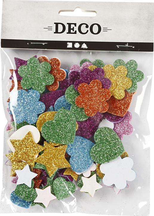 Actual product image Creativ Company Foamvormen Glitter, 100pcs.