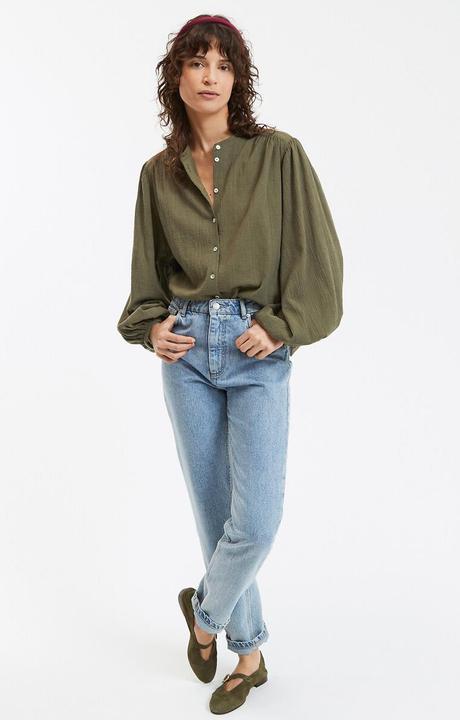 Immagine prodotto La Redoute Collections Hemd mit Mao-Kragen (S)