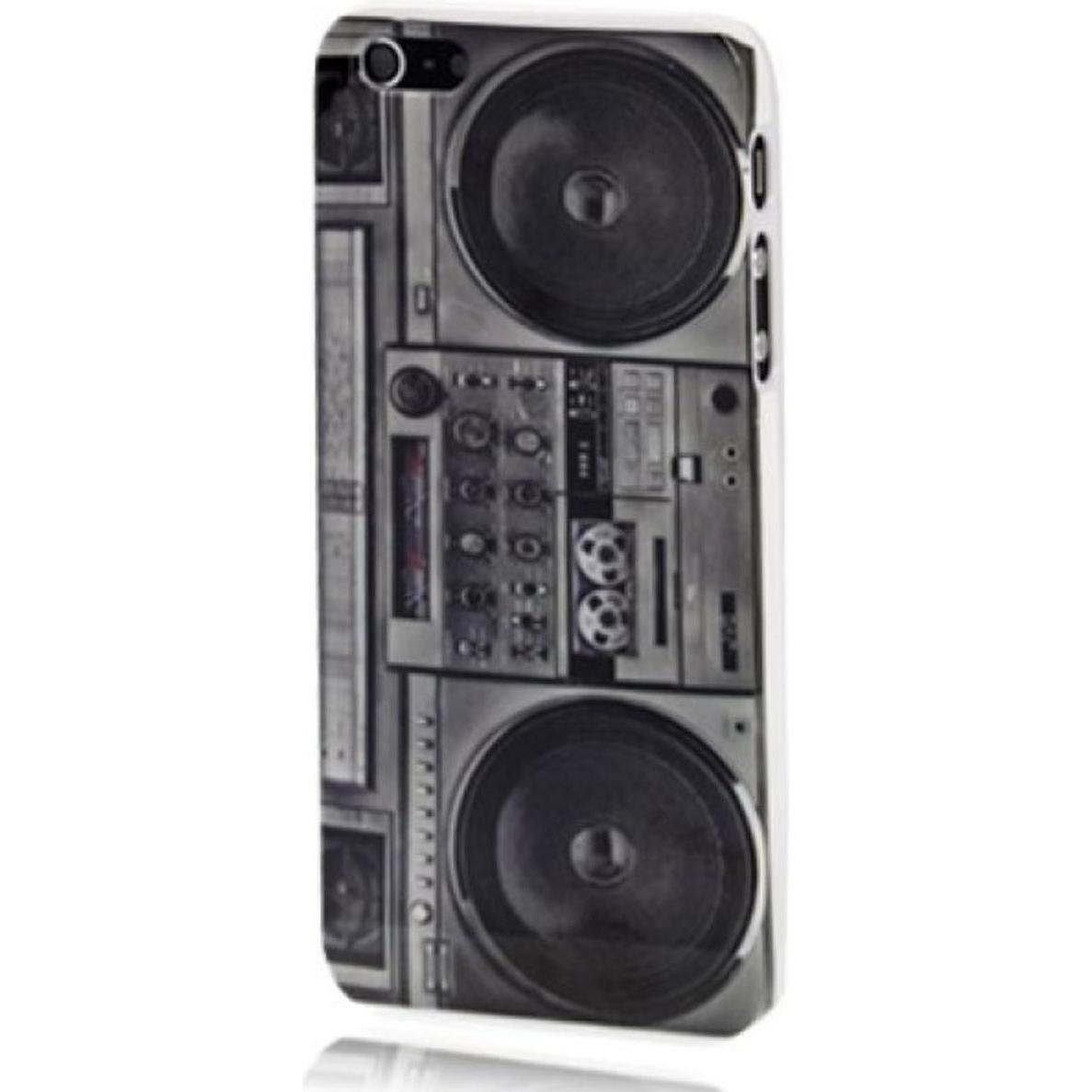 Thumbnail - König Design Schutzhülle Case Hülle für Apple iPhone 5 & 5s Radio (Apple iPhone 5), Smartphone Hülle, Mehrfarbig