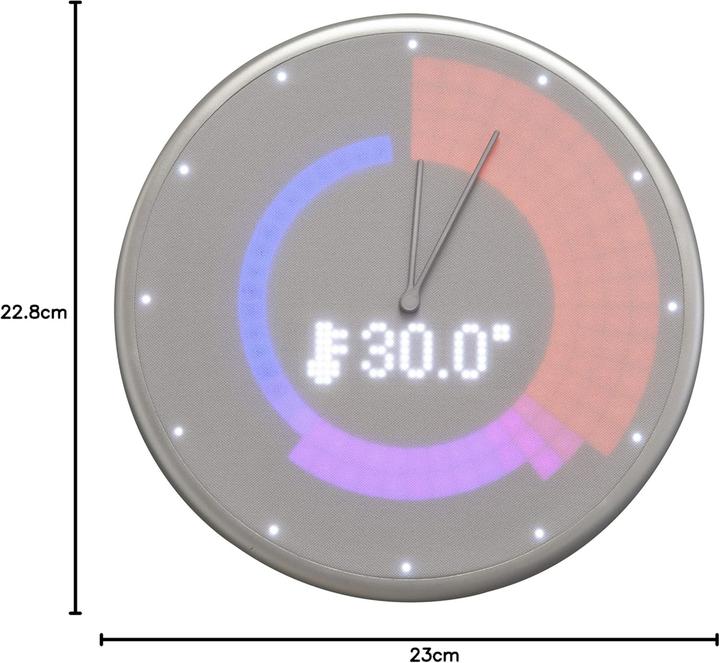 Productafbeelding Glance Glock zilver (22.70 cm)