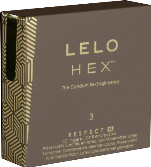 Produktbild LELO HEX Condoms Respect XL (3 Stk.)