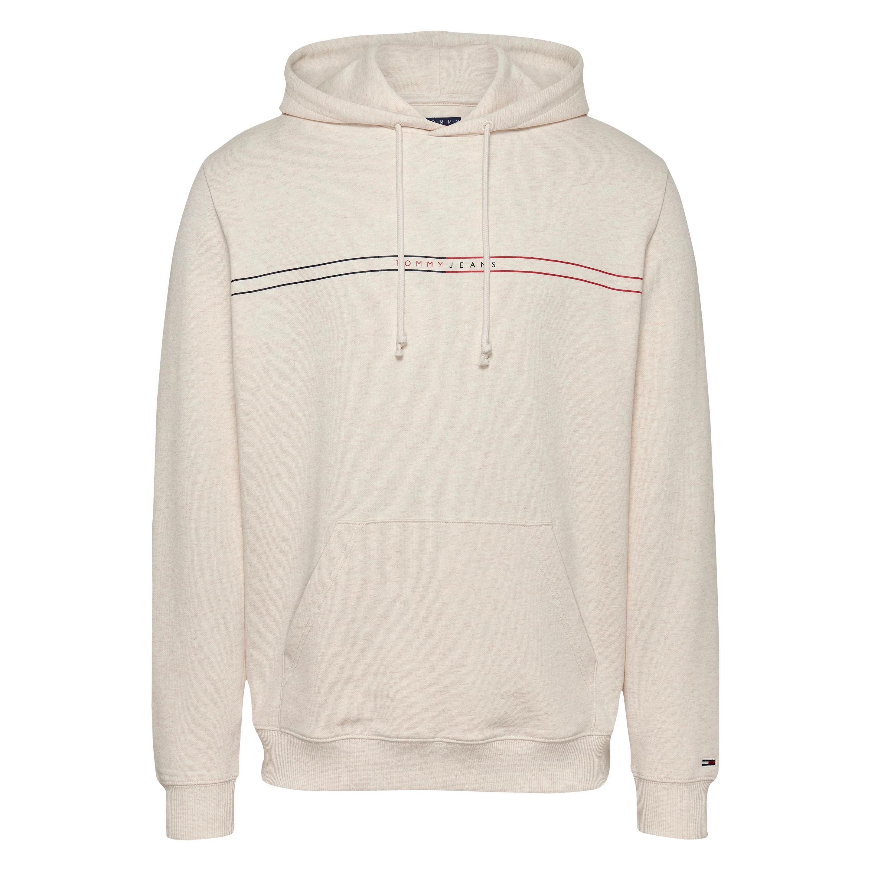 Tommy Jeans, Herren, Pullover, Tjm Reg Entry Graphic Hoodie Ext, Beige, (L)