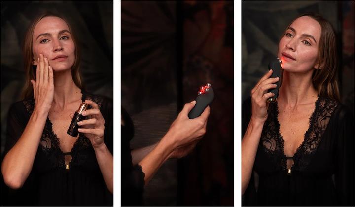 Immagine prodotto Foreo Dispositivo di Tonificazione a Doppia Microcorrente FAQ 402 con Luce LED Rossa