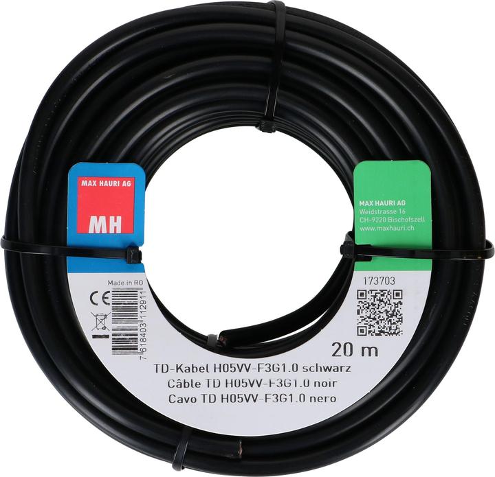 Image du produit Max Hauri Câble TD H05VV-F3G1.0 (20 m)