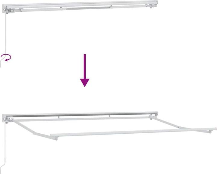 Produktbild vidaXL Markisenrahmen (350 x 200 cm)
