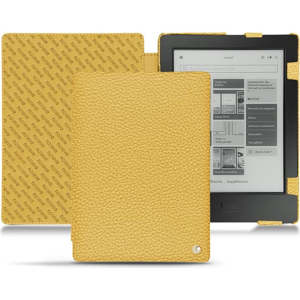 Noreve Lederschutzhülle horizontal (Aura H2O), Tablet Hülle, Orange