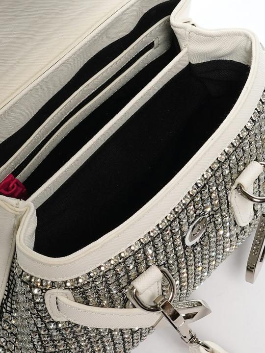 Actual product image Secret Pon Pon Handtasche Damen - Modell Zelia Pro - 100% Polyurethan - 22.0 X 15.0 X 10.5 Cm