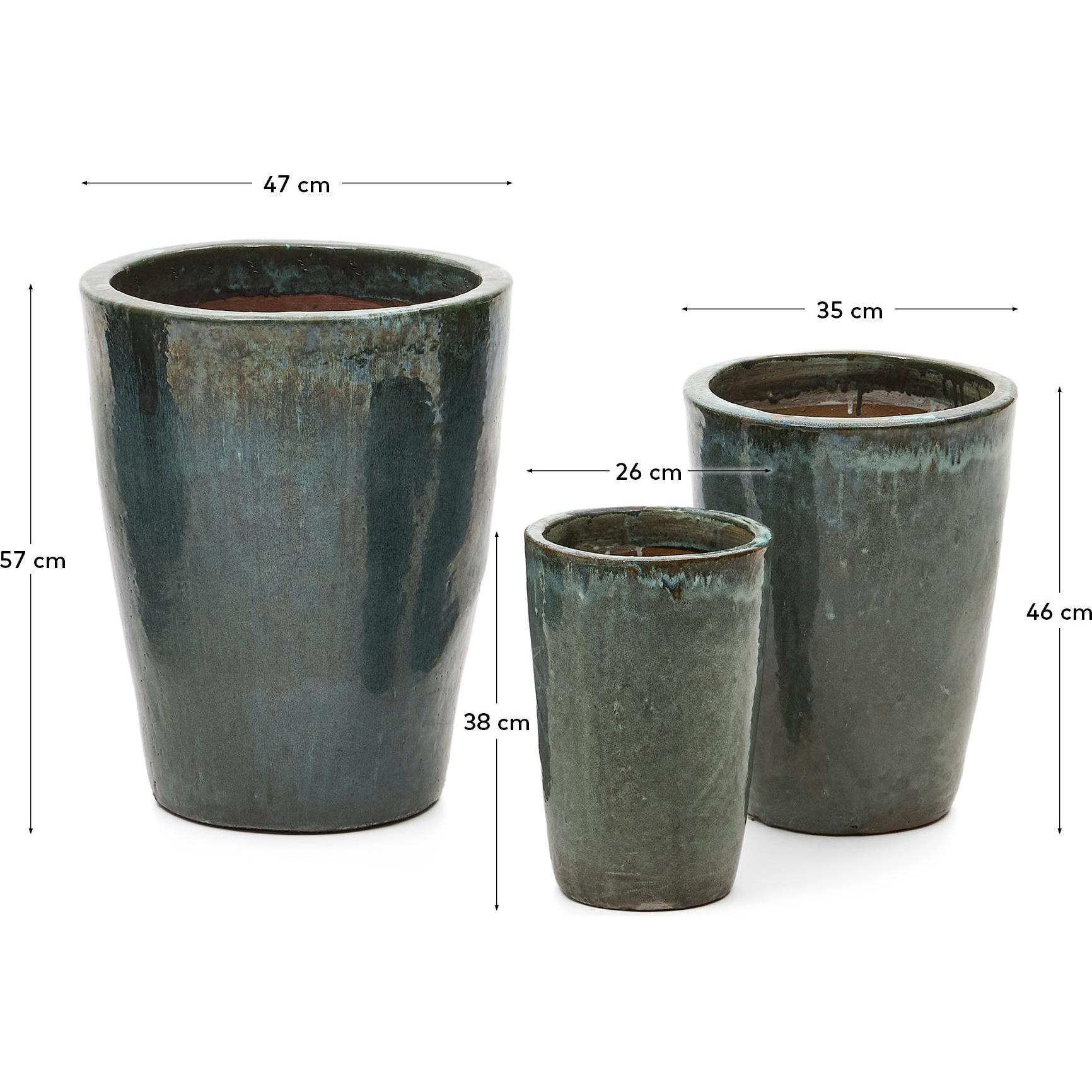Thumbnail - Kave Home, Blumentopf, Rotja (47 cm)