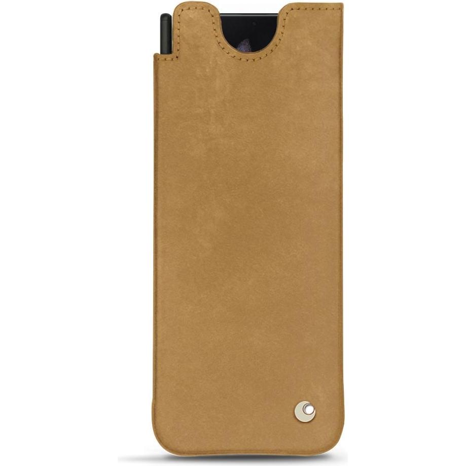 Noreve Lederschutzhülle (Samsung Galaxy Z Fold3), Smartphone Hülle, Braun