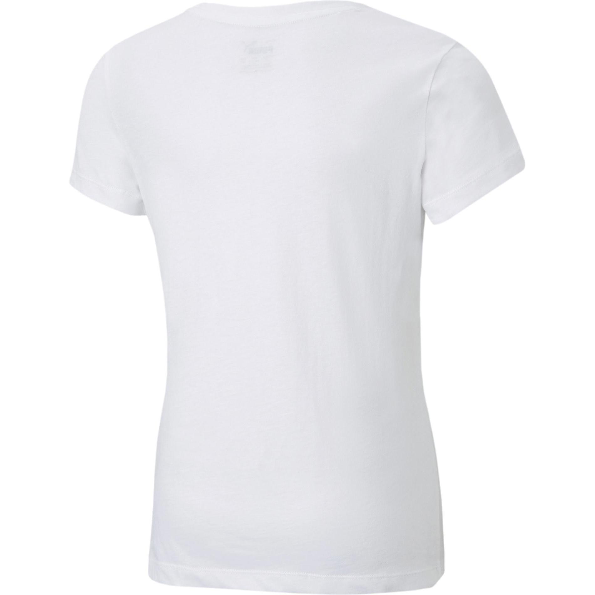 Thumbnail - Puma, Mädchen, Sportshirt, ESS+ Logo Tee (116), Weiss, 116