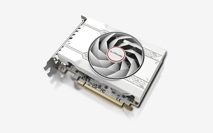 Actual product image Sapphire Pulse Amd Radeon Rx 6500 Xt Itx Pure Gaming Oc 8gb Gddr6 HDMI DP (8 GB)