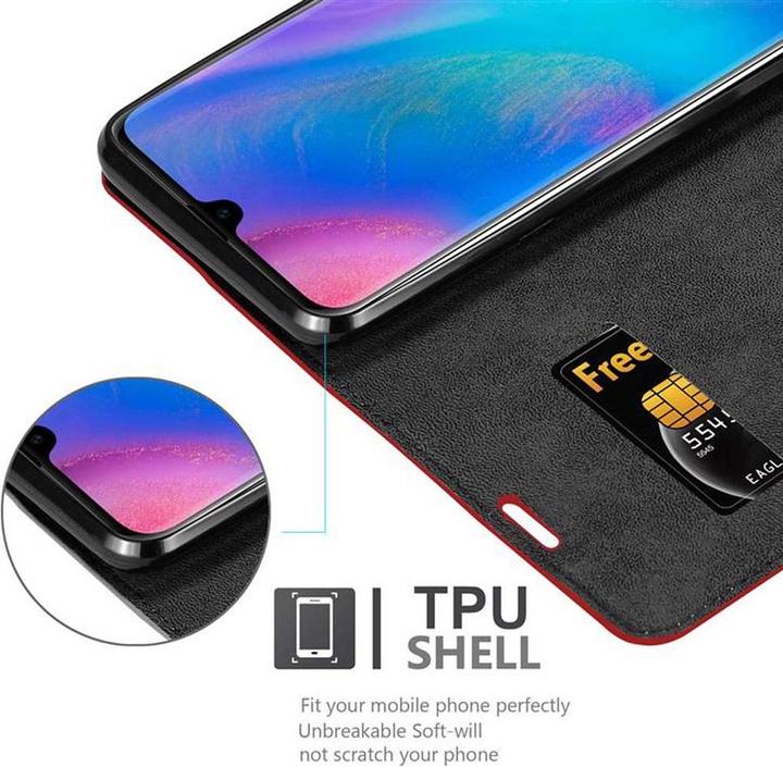 Actual product image Cadorabo Book Invisible Magnet Cover (Huawei P30 Pro)