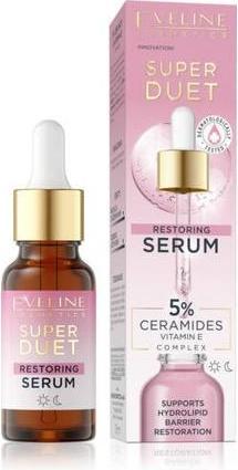 Produktbild NoName Eveline Super Duet Restoring Serum 5% Ceramide Vitamin E Complex 18ml (18 ml)